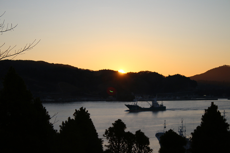 気仙沼の日の出